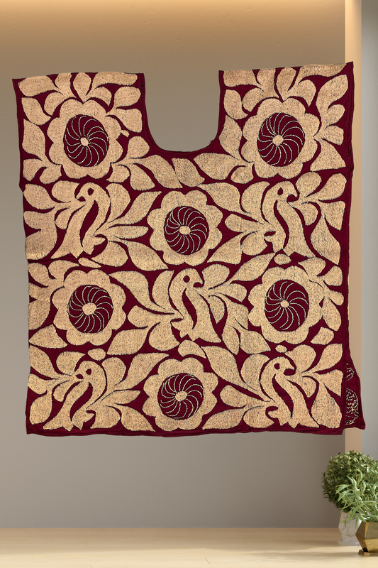 Blusa Jalapa de Díaz beige – Grande