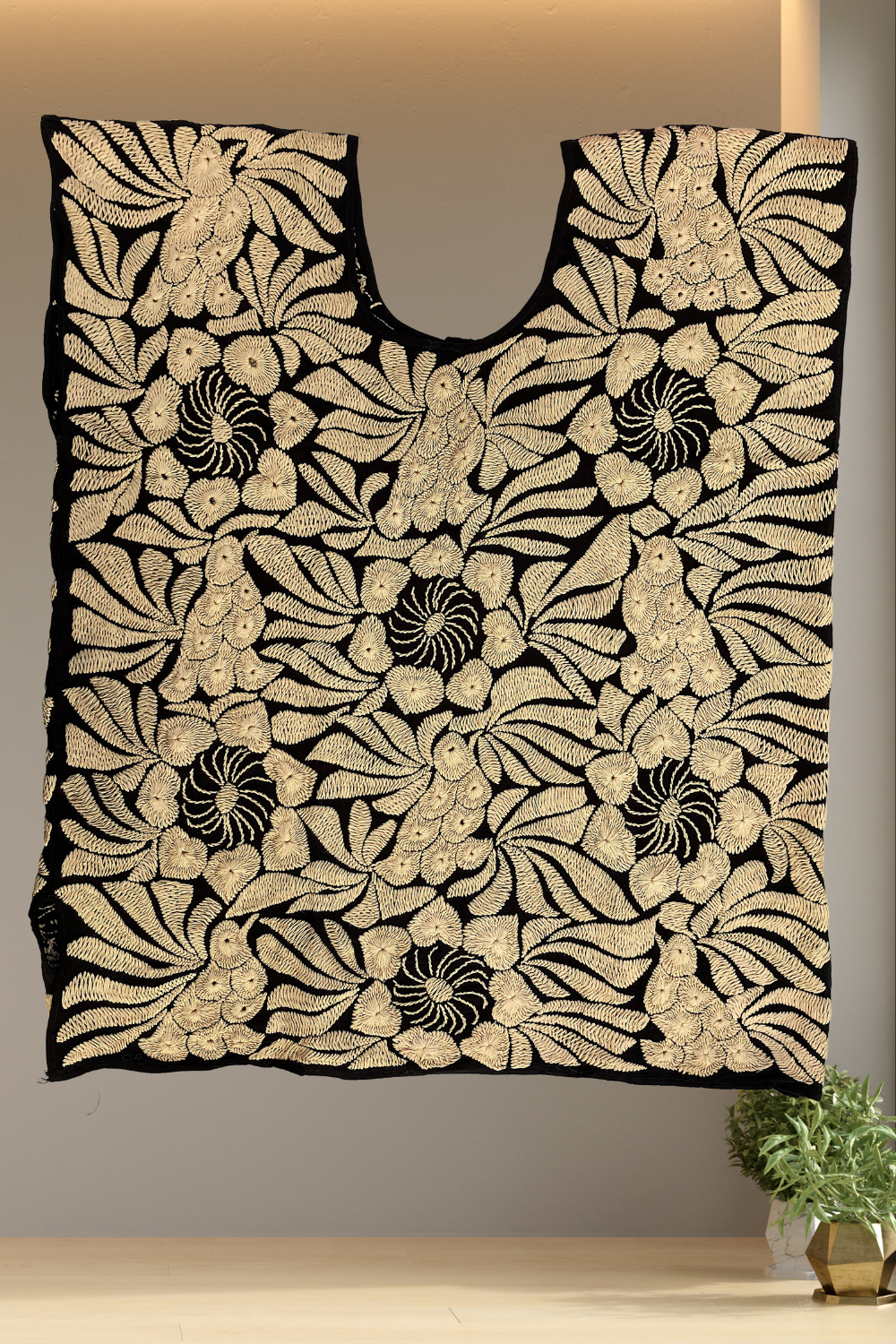 Blusa Jalapa de Díaz beige – Grande