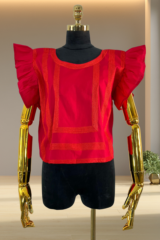 Leticia de cadenilla roja