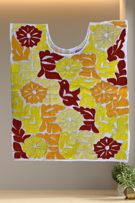 Blusa Jalapa de Díaz amarillo – Grande mod5040