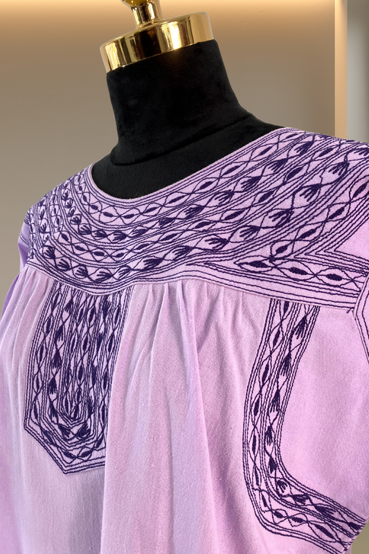 Blusa Alotepec lila