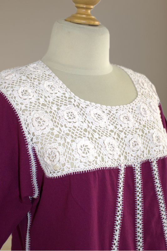 Vestido Elda manga corta