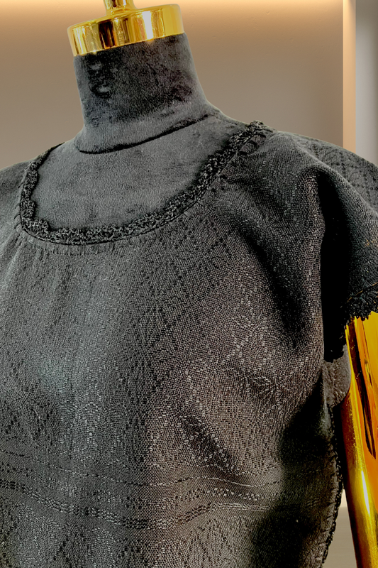 Blusa de Telar Zanda Negra