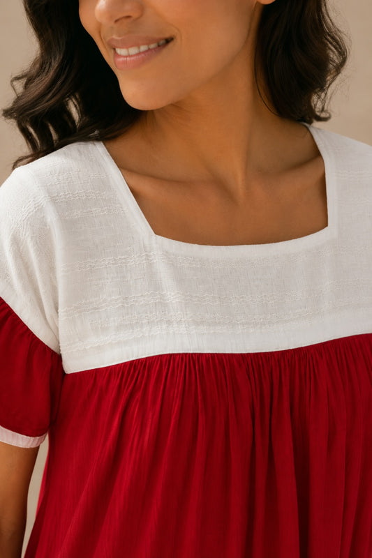 Vestido Elena rojo