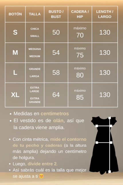 Vestido Eréndira azul