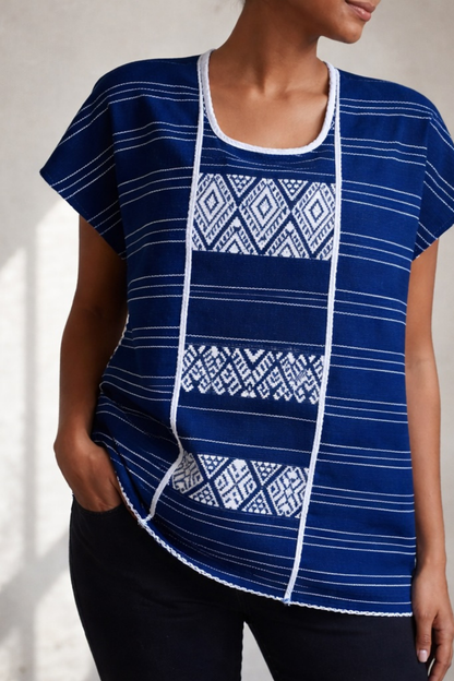 Huipil corto Cotzocón mod9003