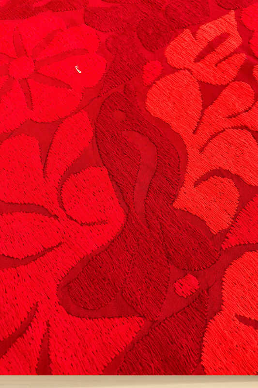 Blusa Jalapa de Díaz rojo – Grande