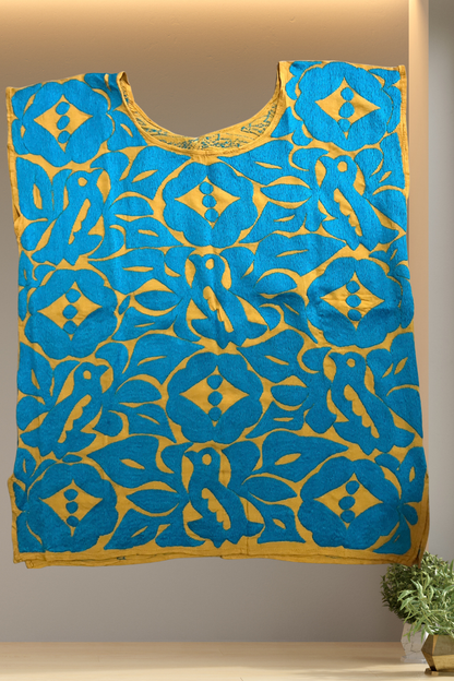 Blusa Jalapa de Díaz azul– Chica