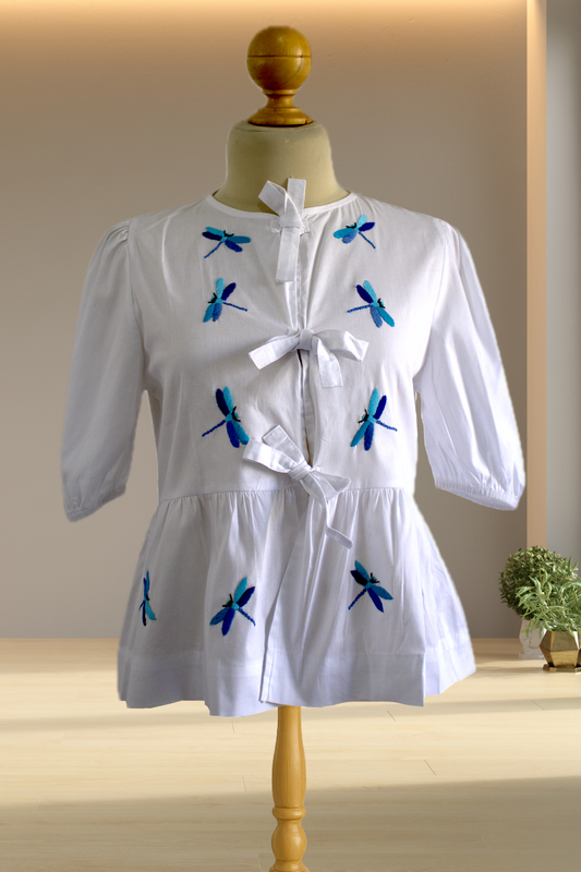 Blusa Ximena colibris