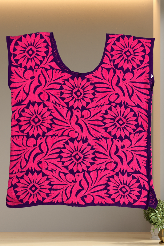 Blusa Jalapa de Díaz rosa – Mediana