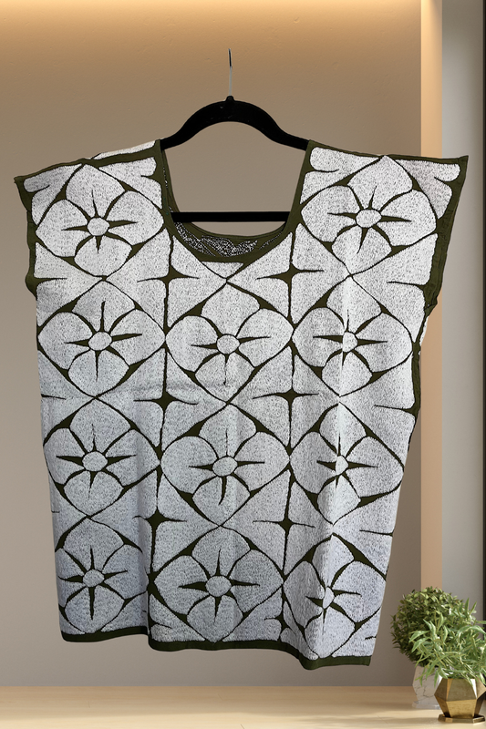 Blusa Jalapa de Díaz blanca – Chica