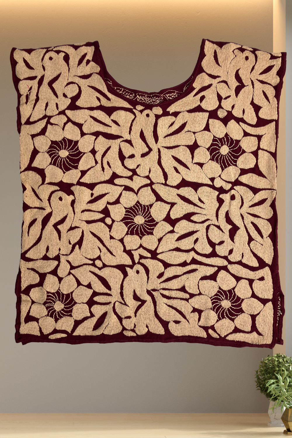 Blusa Jalapa de Díaz beige – Mediana