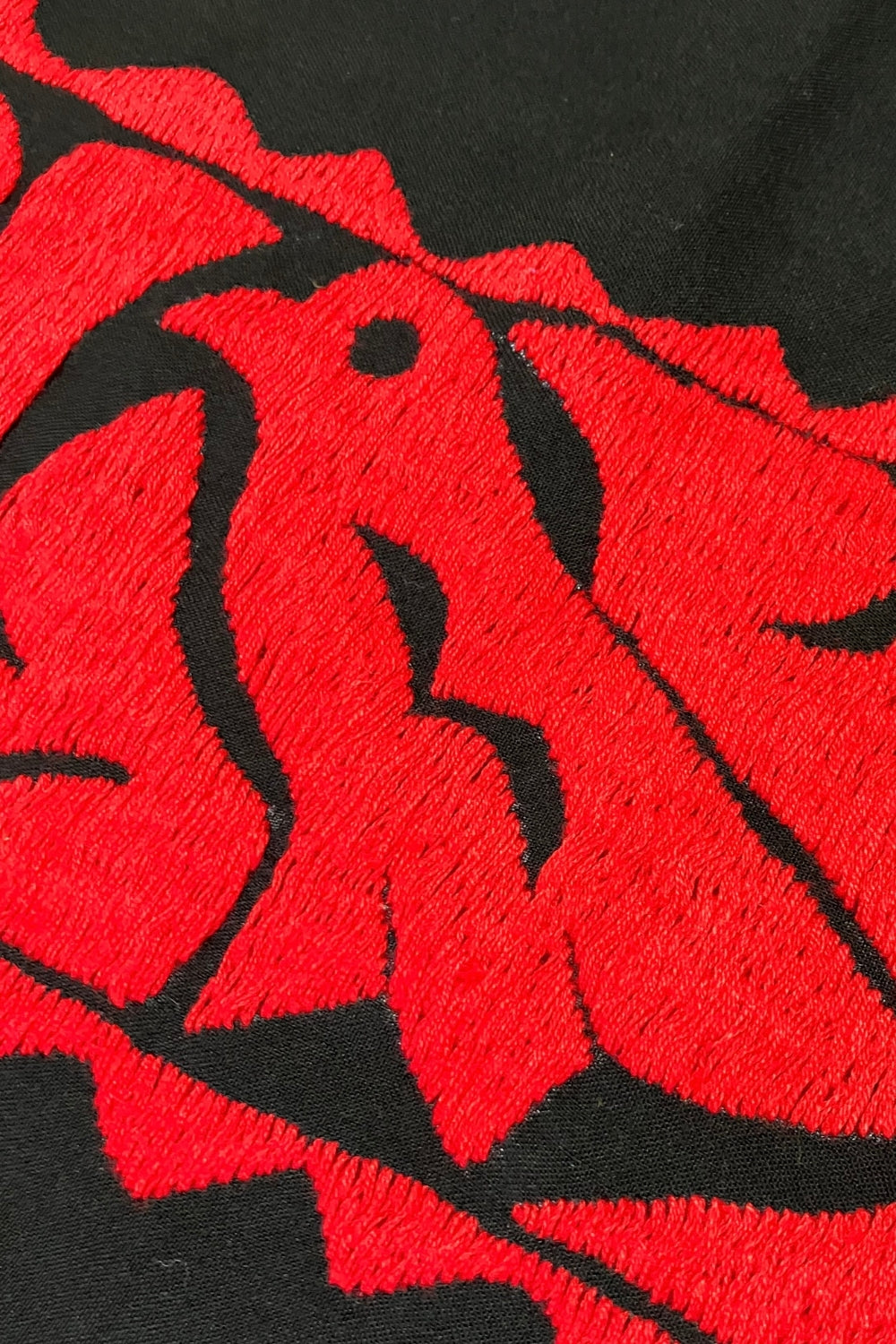 Blusa Jalapa de Díaz media gala roja – Extra Grande