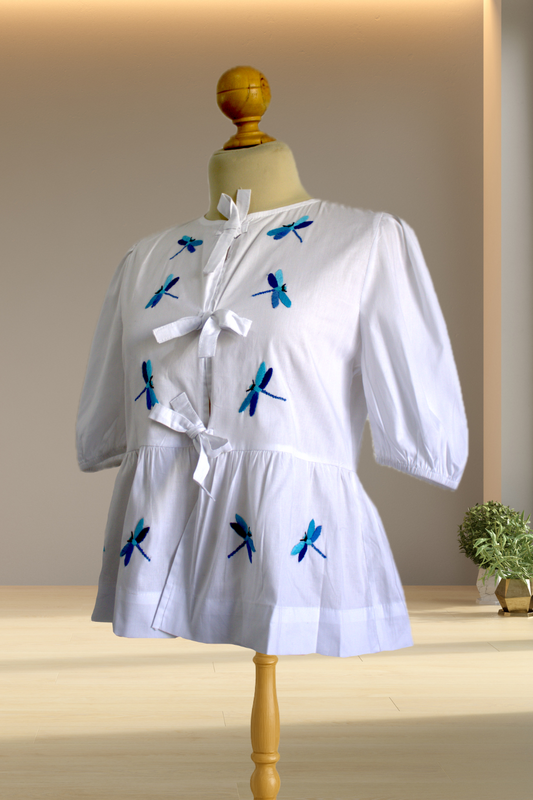 Blusa Ximena colibris