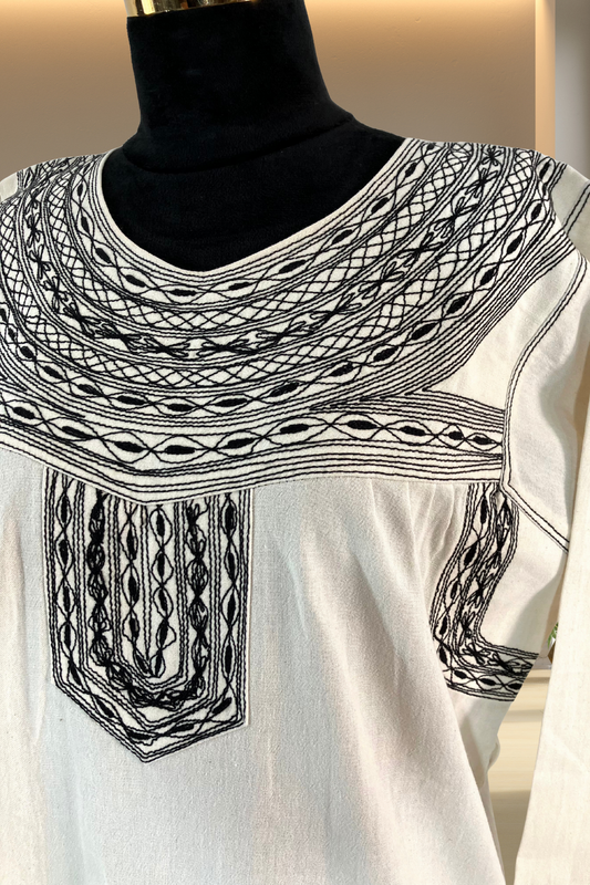 Blusa Alotepec blanca