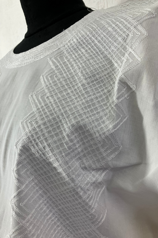 Leticia de cadenilla blanco