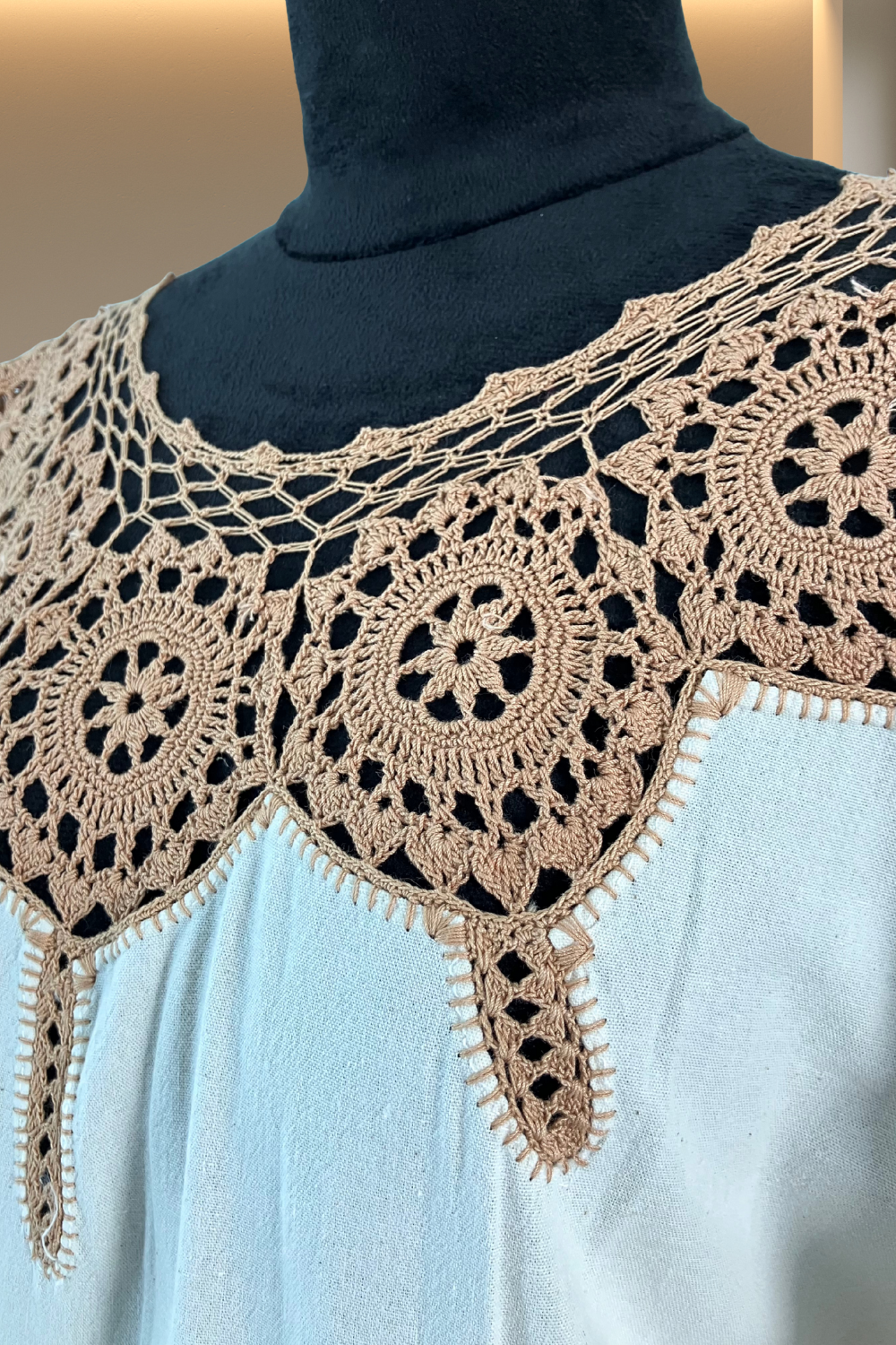 Blusa Elda girasoles beige