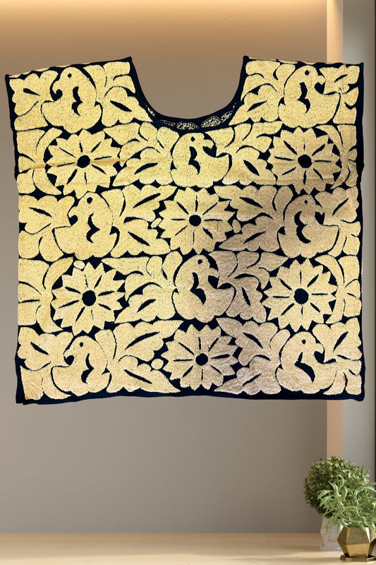 Blusa Jalapa de Díaz amarillo – Extra Grande