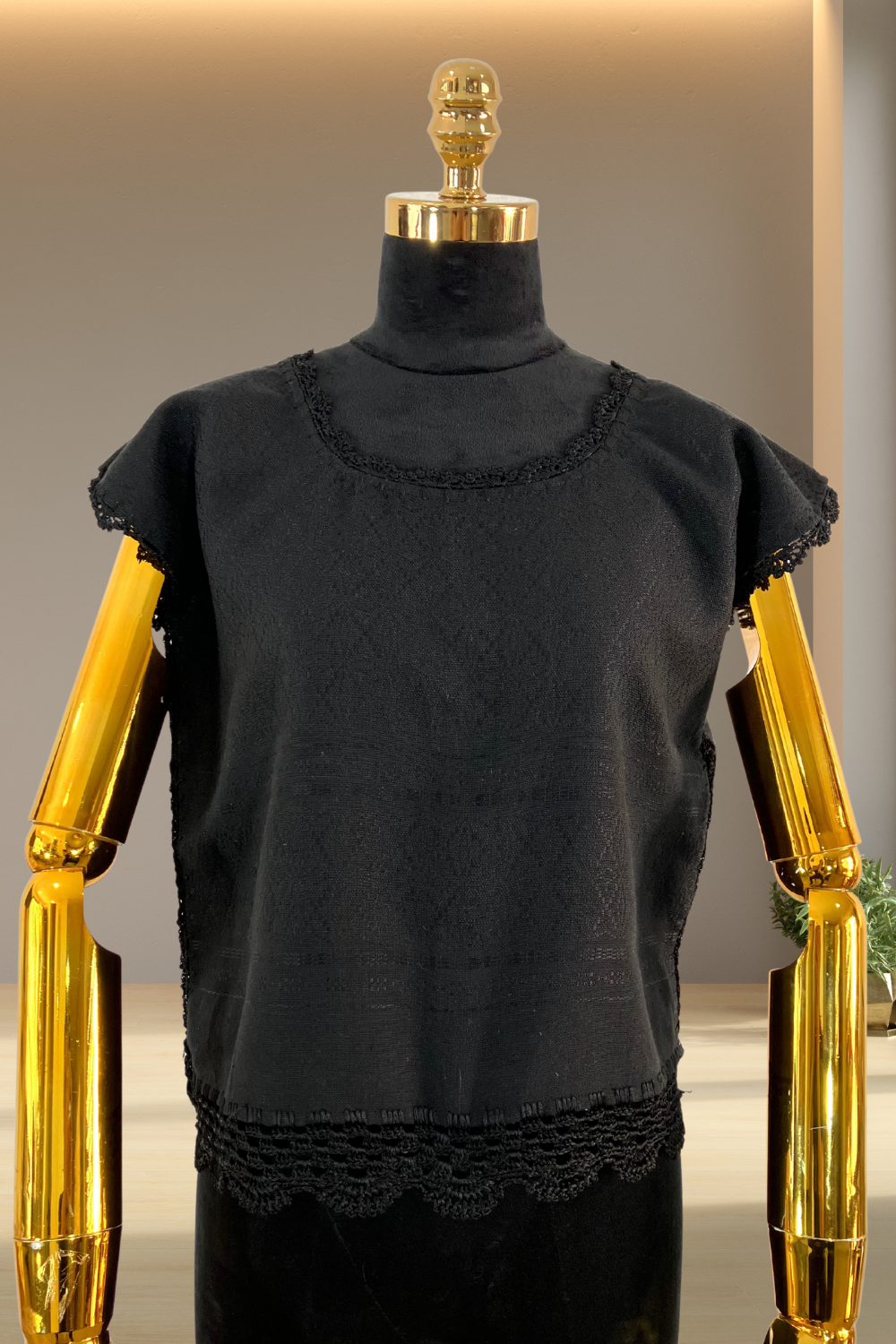 Blusa de Telar Zanda Negra