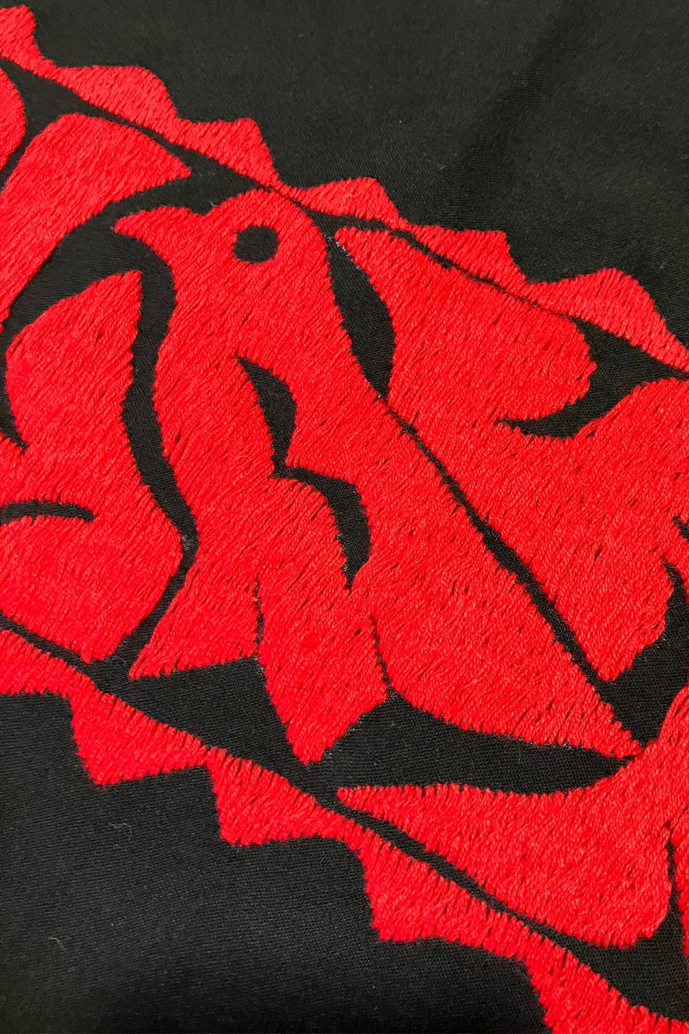 Blusa Jalapa de Díaz media gala roja – Extra Grande