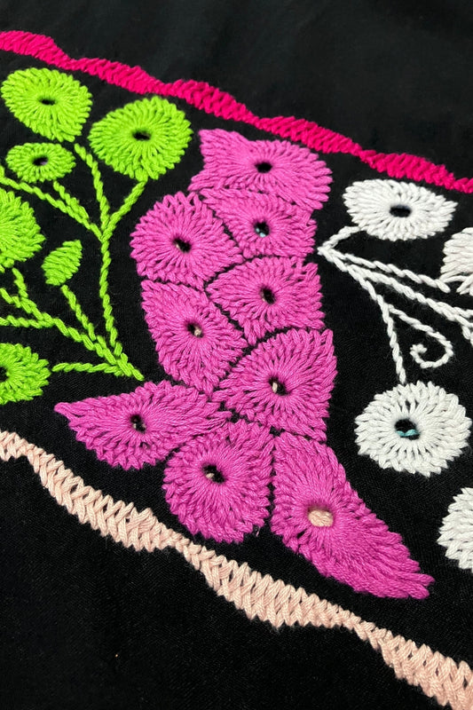Blusa Jalapa de Díaz media gala multicolor – Doble Extra Grande