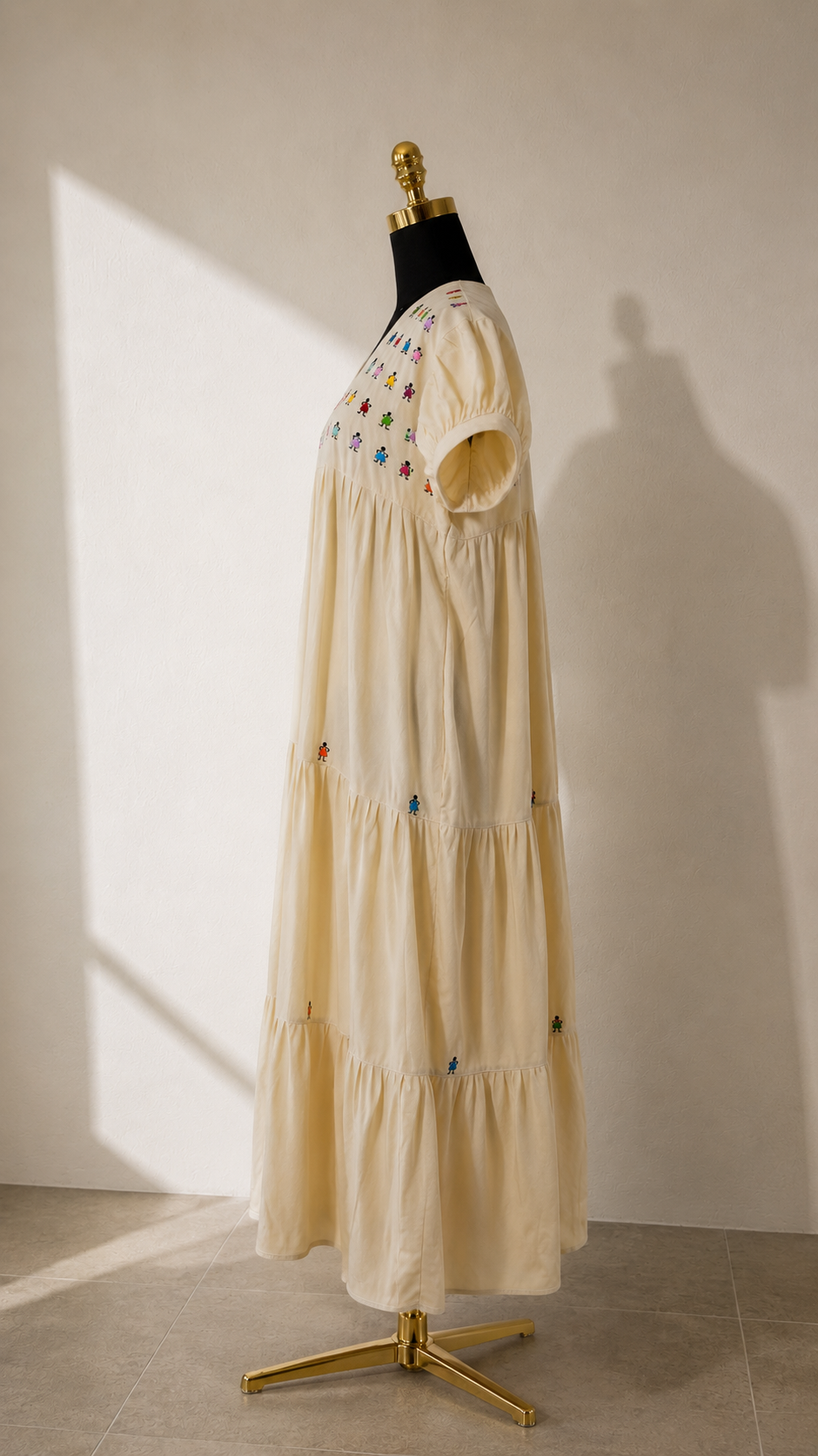 Vestido Yolanda 2 Muñequitas caqui
