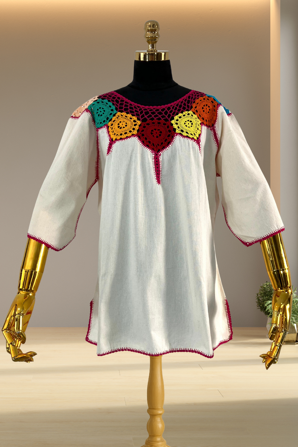 Blusa Elda girasoles multicolor