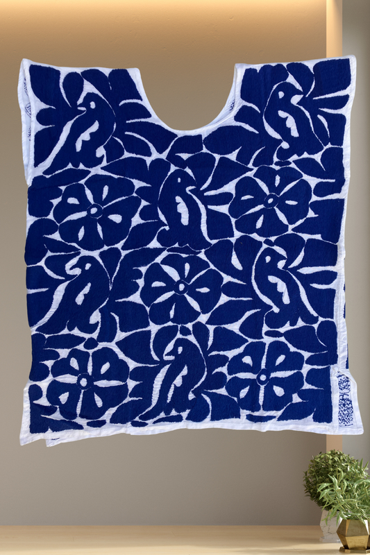 Blusa Jalapa de Díaz azul– Mediana