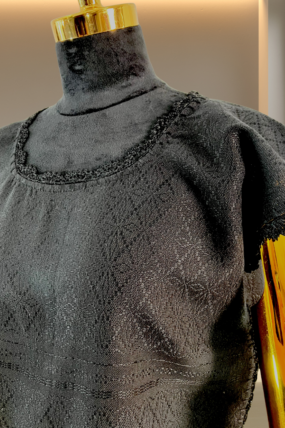 Blusa de Telar Zanda Negra