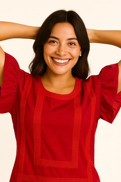 Leticia de cadenilla roja