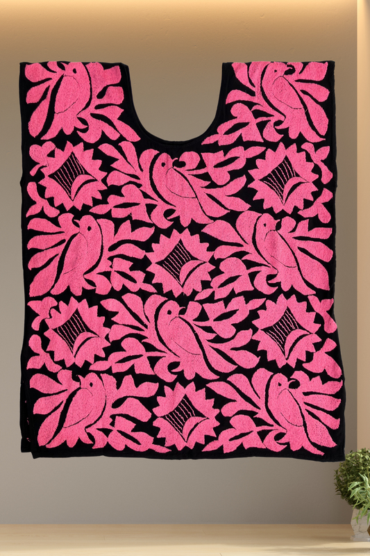 Blusa Jalapa de Díaz rosa – Grande
