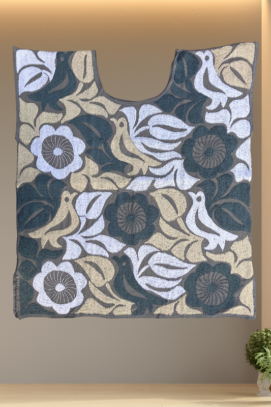 Blusa Jalapa de Díaz gris – Grande