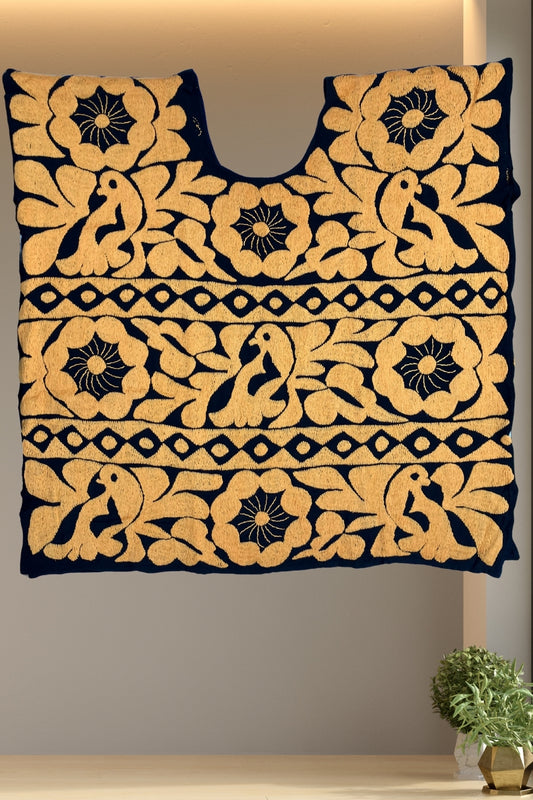 Blusa Jalapa de Díaz amarillo – Extra Grande