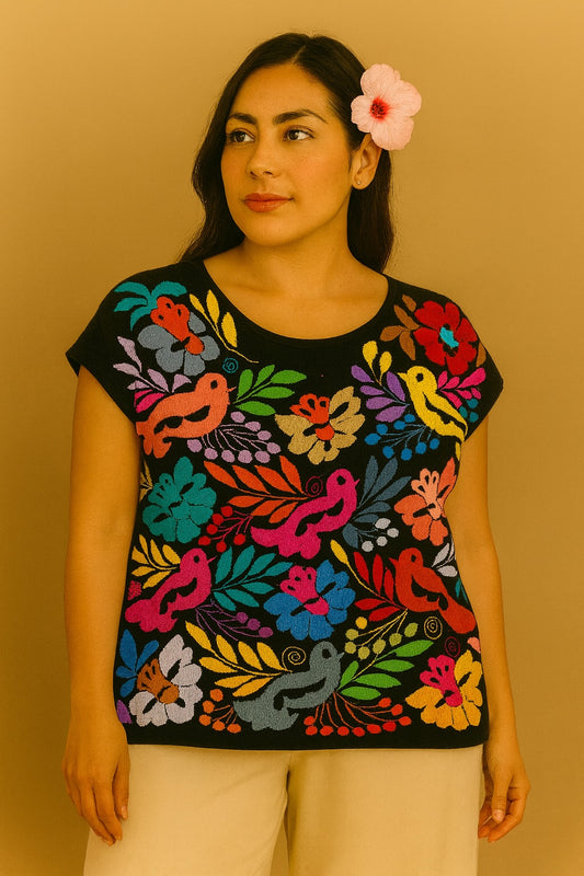 Blusa Jalapa de Díaz multicolor– Grande