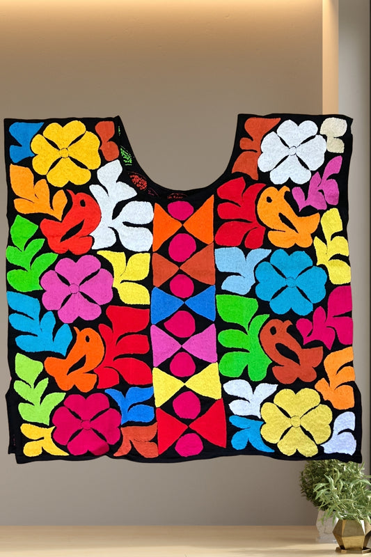 Blusa Jalapa de Díaz multicolor– Extra Grande