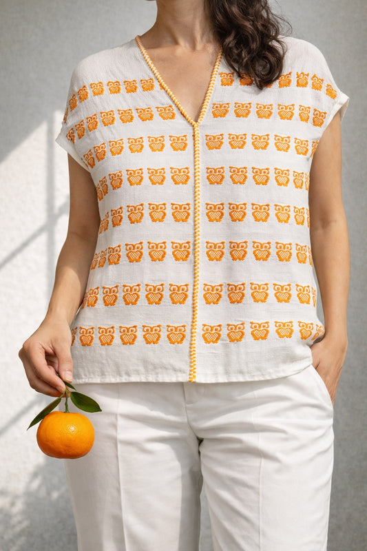 Huipil corto Cotzocón mod9009