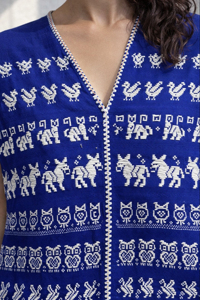 Huipil corto Cotzocón mod9010