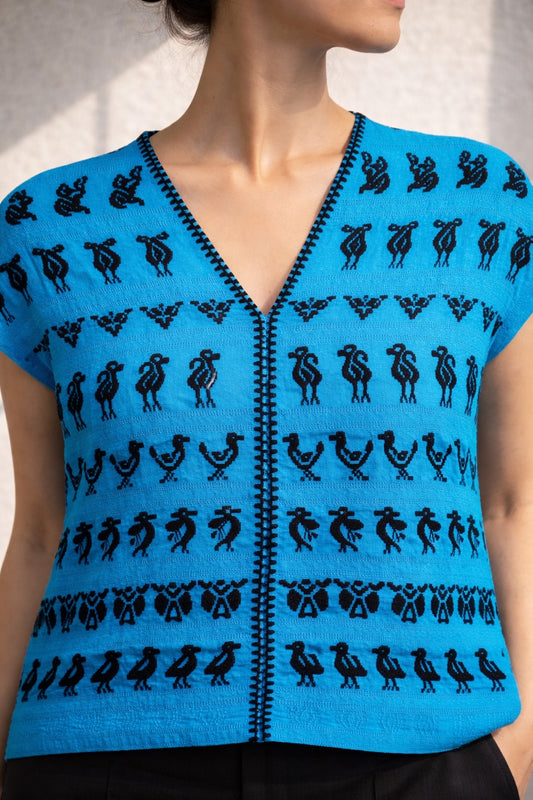 Huipil corto Cotzocón mod9011