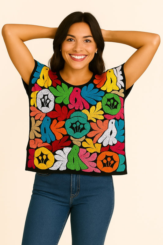 Blusa Jalapa de Díaz multicolor – Mediana