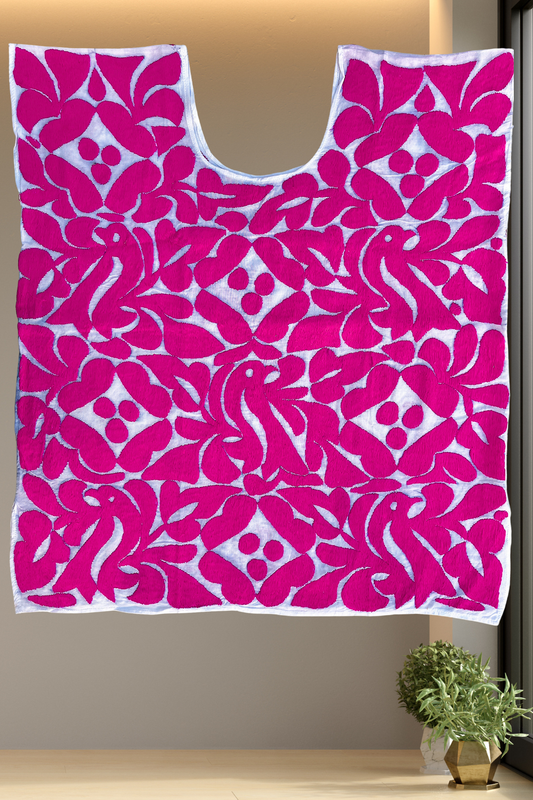 Blusa Jalapa de Díaz rosa – Grande