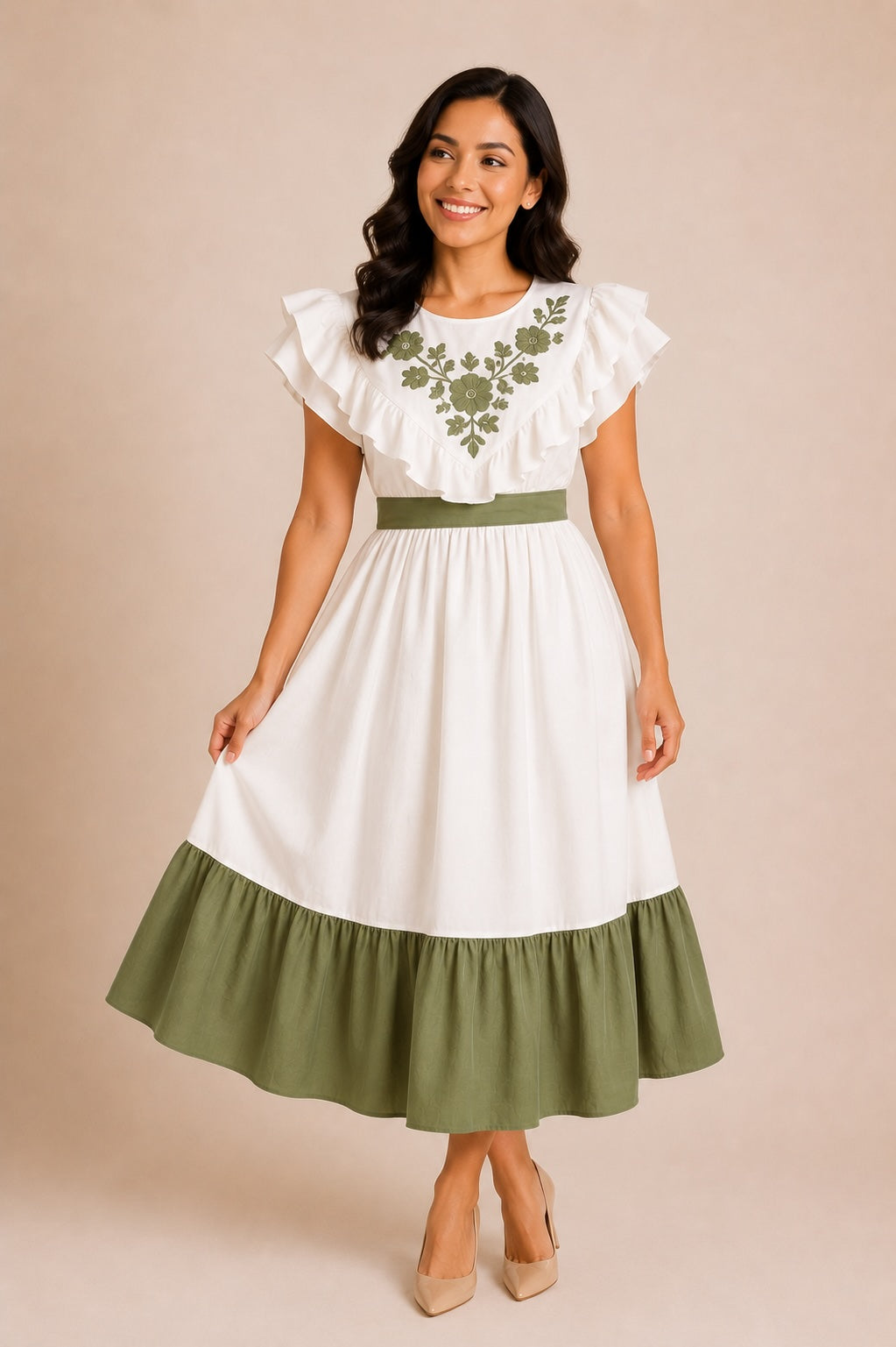 Vestido Eréndira Verde