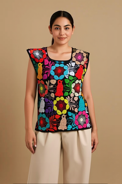 Blusa Jalapa de Díaz multicolor – Chica mod5001