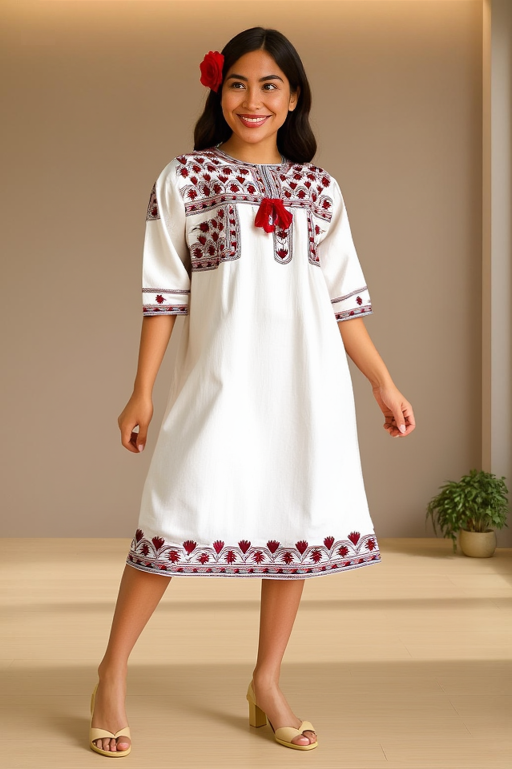 Vestido corto Tlahuitoltepec