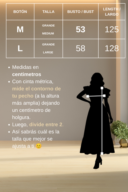 Vestido Felicitas beige