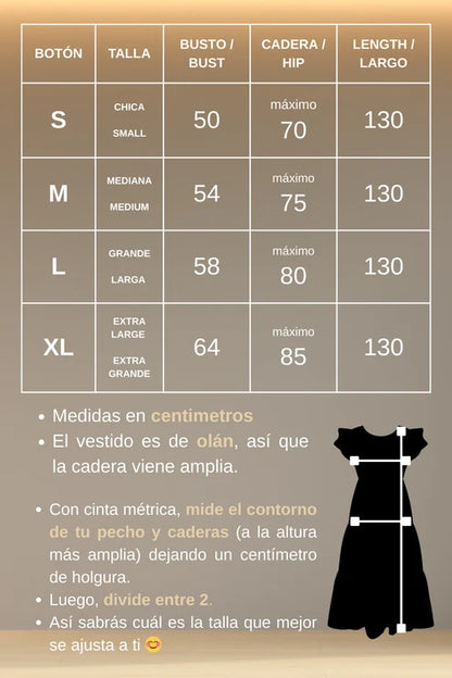 Vestido Yolanda Muñequitas caqui