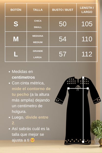 Vestido corto Tlahuitoltepec