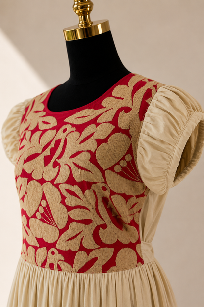 Vestido Felicitas beige