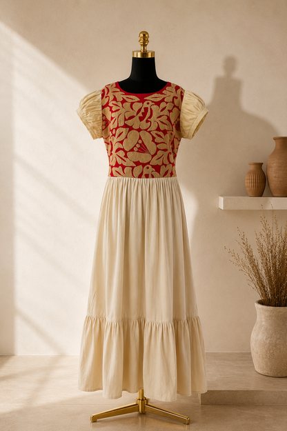 Vestido Felicitas beige