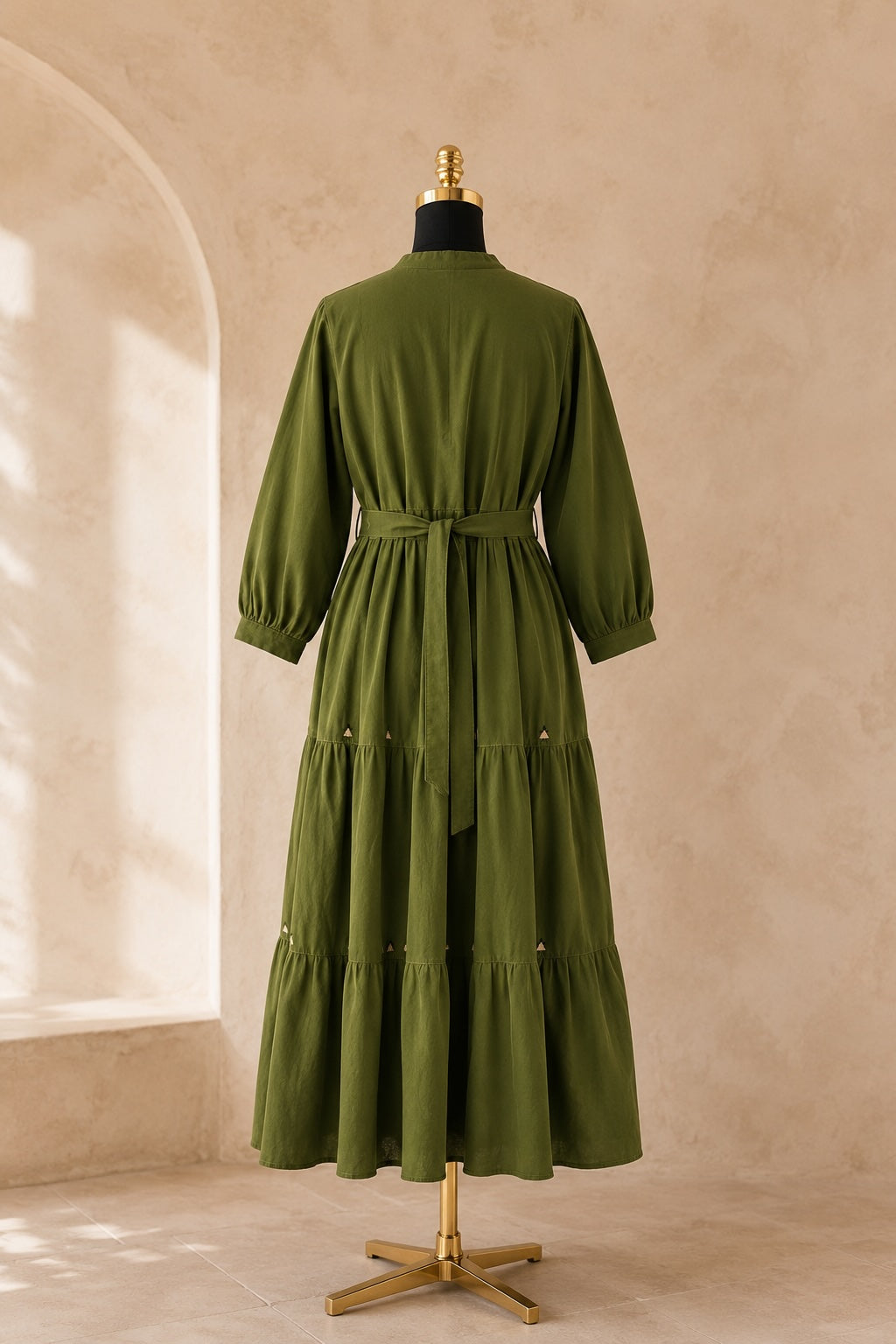 Vestido Noemi Muñequitas Verde