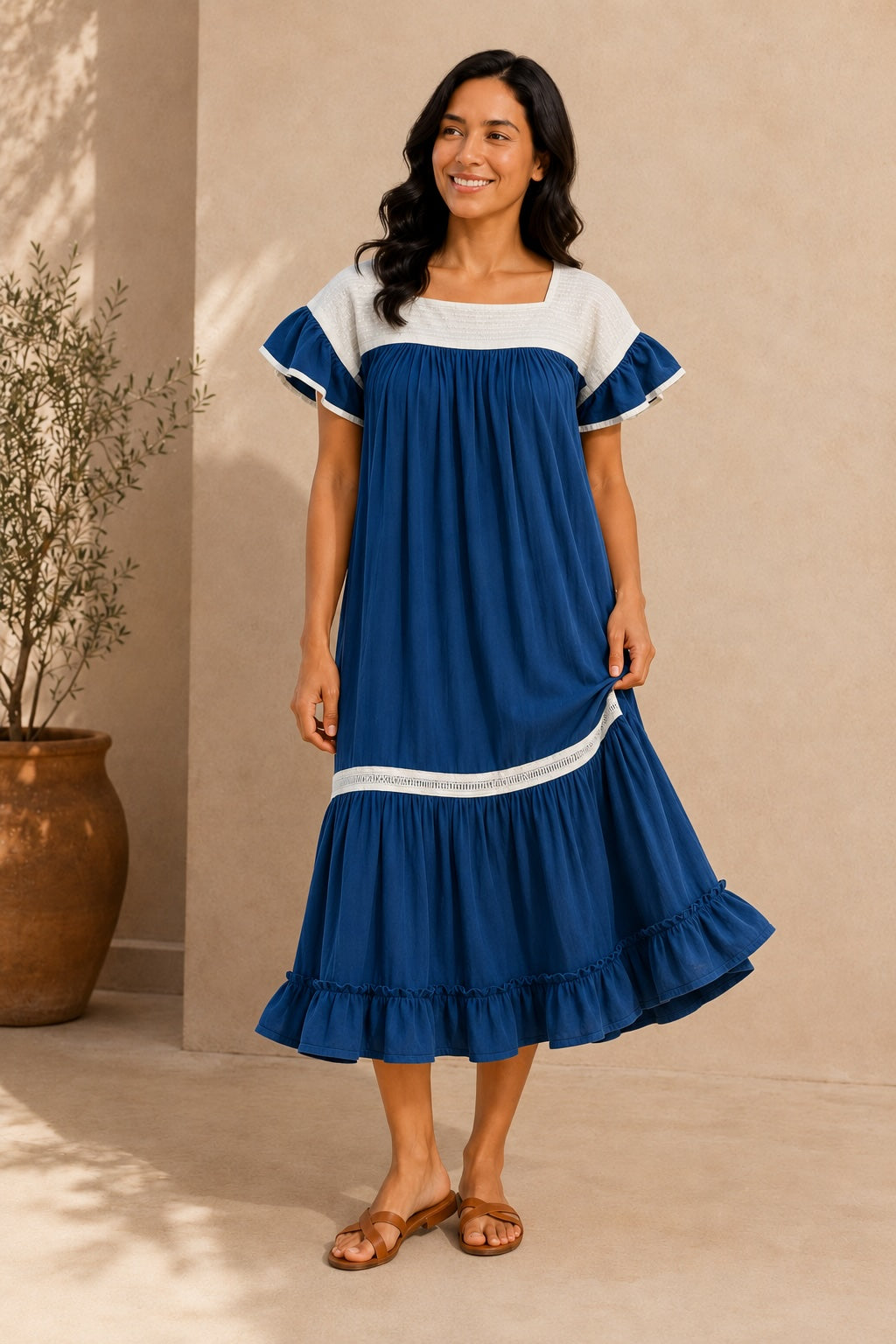 Vestido Elena azul